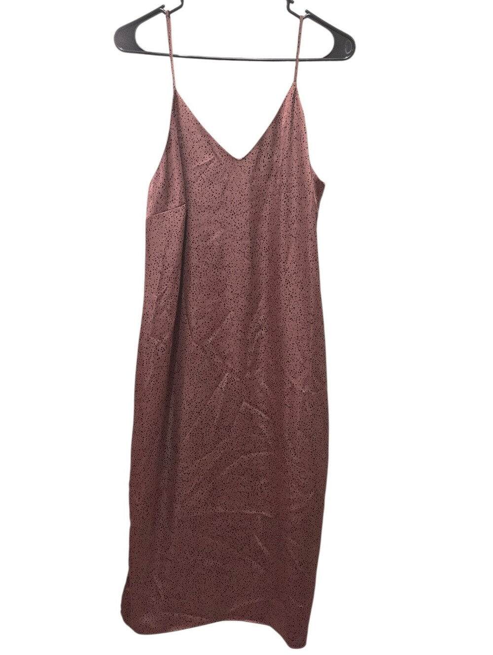 Signature By Reitmans Animal Print Slip Dress With Slit Size Small